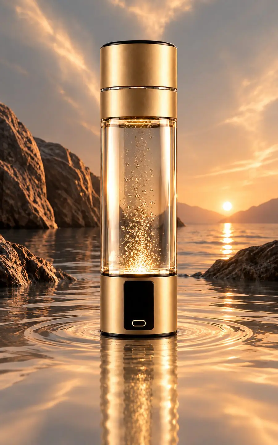 HALO QIRA Golden Hour in gold